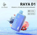 ELF BAR RAYA D1 – Peach Lychee Blackcurrant - Vape Shop Kochi VapeshopKochi