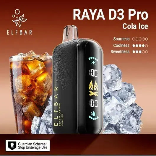 Elf Bar Raya D3 Pro 30K – Cola Ice - Vape Shop Kochi VapeshopKochi