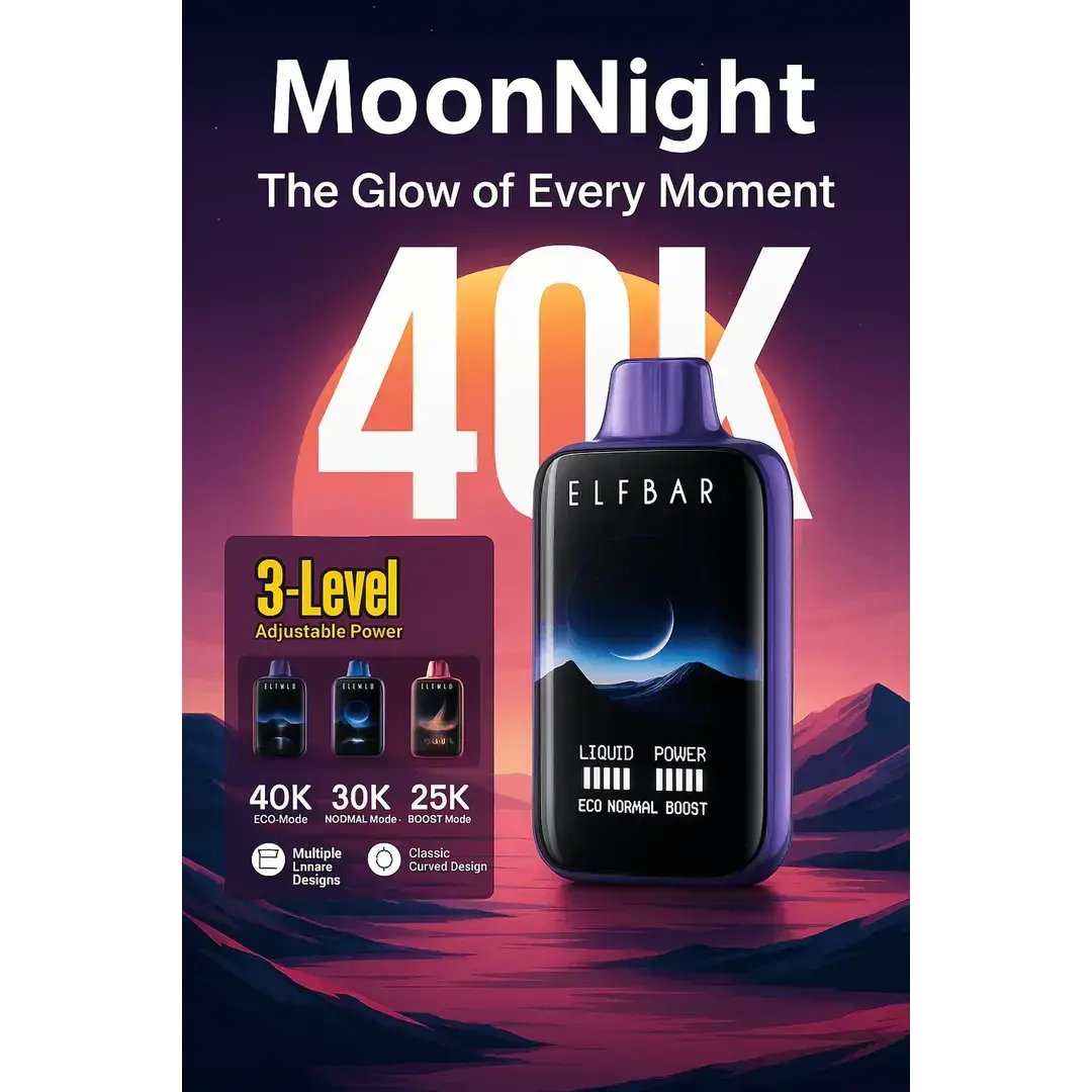 Elf Bar Moon Night 40k – Blackberry Ice - Vape Shop Kochi VapeshopKochi