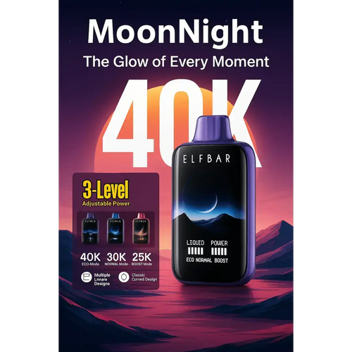 Elf Bar Moon Night 40k – Blackberry Ice - Vape Shop Kochi VapeshopKochi