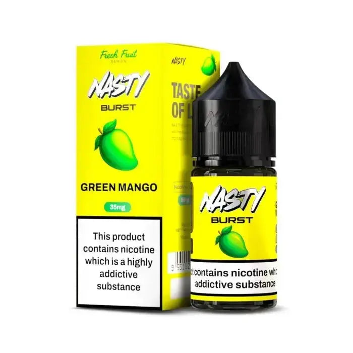 Nasty Burst Nic salts – Green Mango - Vape Shop Kochi VapeshopKochi