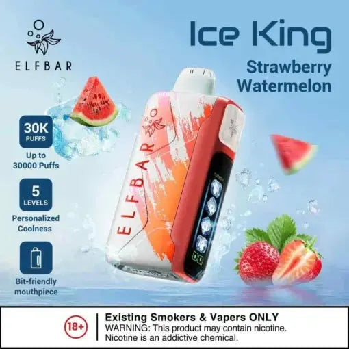 Elf Bar Ice King – Strawberry Watermelon – 30K - Vape Shop Kochi VapeshopKochi