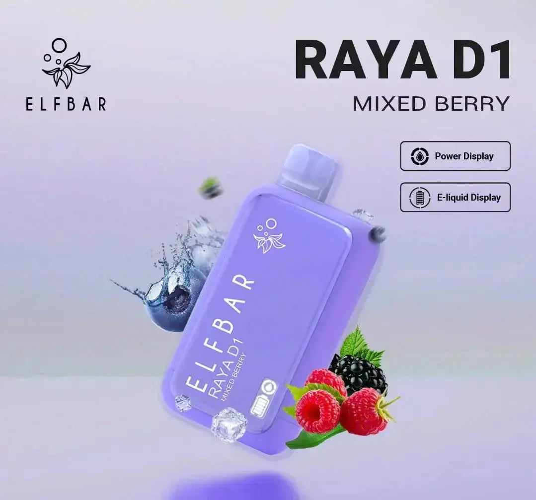 ELF BAR RAYA D1 – Mixed Berry - Vape Shop Kochi VapeshopKochi